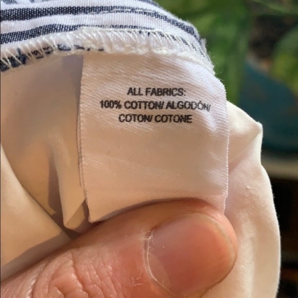 10 Derek Lam Crosby Striped Two Tone Button Down - Picture 5 of 8